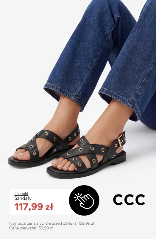 CCC - gazetka promocyjna SALE - sandały marki LASOCKI od piątku 03.07  - strona 7