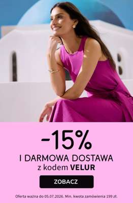 bonprix - gazetka promocyjna 15% rabatu + darmowa dostawa z KODEM! od czwartku 02.07 do niedzieli 05.07