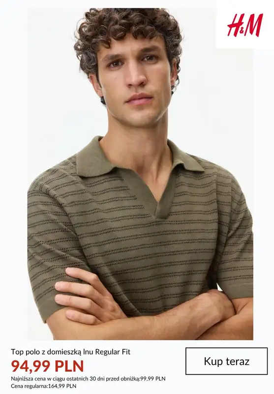 H&M - gazetka promocyjna SALE - T-shirty męskie od czwartku 02.07  - strona 3