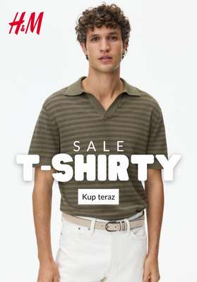 H&M - gazetka promocyjna SALE - T-shirty męskie od czwartku 02.07 