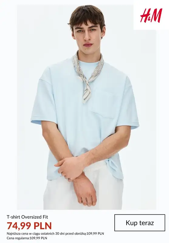 H&M - gazetka promocyjna SALE - T-shirty męskie od czwartku 02.07  - strona 10