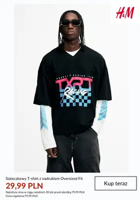 H&M - gazetka promocyjna SALE - T-shirty męskie od czwartku 02.07  - strona 4