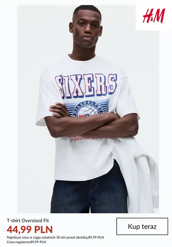 H&M - gazetka promocyjna SALE - T-shirty męskie od czwartku 02.07  - strona 2