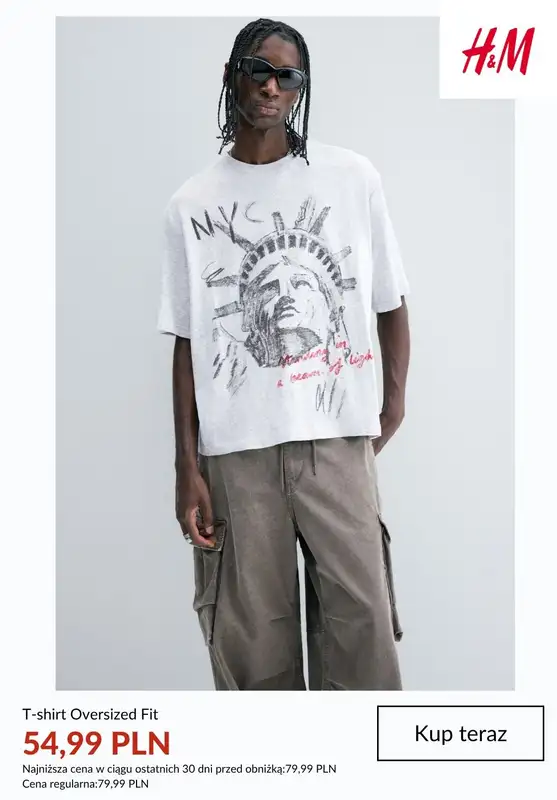 H&M - gazetka promocyjna SALE - T-shirty męskie od czwartku 02.07  - strona 6