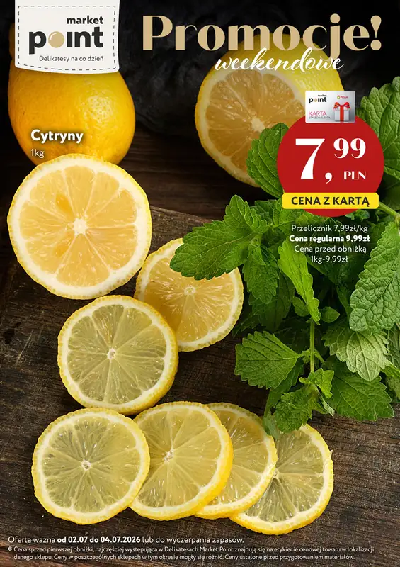 Market Point - gazetka promocyjna Ulotka weekendowa od czwartku 02.07 do soboty 04.07 - strona 4