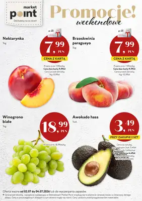 Market Point - gazetka promocyjna Ulotka weekendowa od czwartku 02.07 do soboty 04.07 - strona 7
