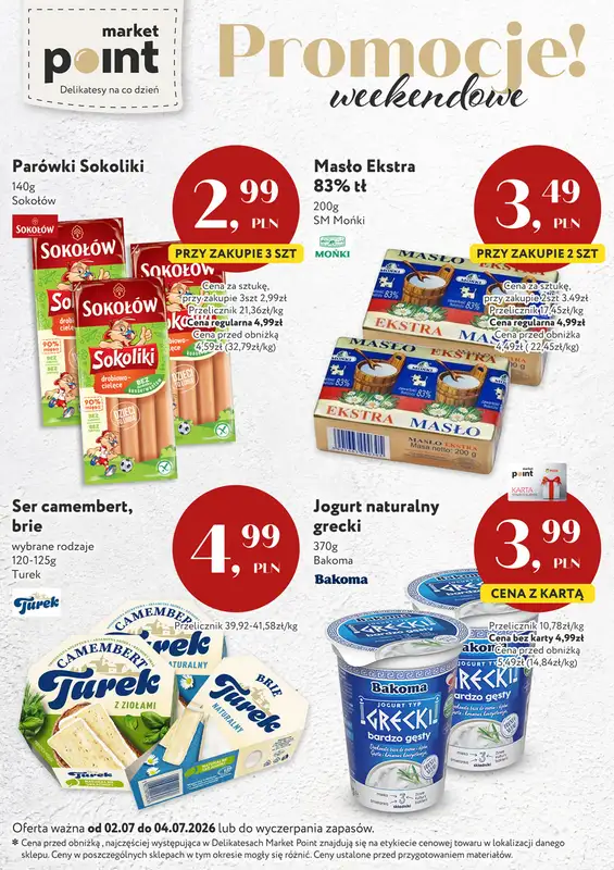 Market Point - gazetka promocyjna Ulotka weekendowa od czwartku 02.07 do soboty 04.07 - strona 10