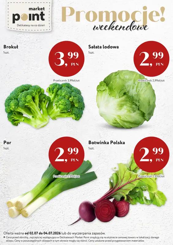 Market Point - gazetka promocyjna Ulotka weekendowa od czwartku 02.07 do soboty 04.07 - strona 8