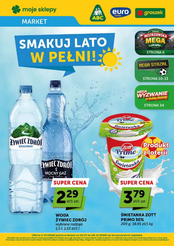 Euro Sklep - gazetka promocyjna Gazetka Market  do środy 08.07