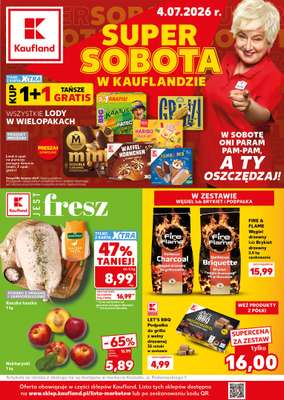 Kaufland - gazetka promocyjna Oferta Kaufland - SUPER SOBOTA od soboty 04.07 do soboty 04.07