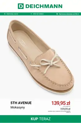 Deichmann - gazetka promocyjna Półbuty damskie od 64,95 zł od piątku 03.07  - strona 5