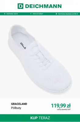 Deichmann - gazetka promocyjna Półbuty damskie od 64,95 zł od piątku 03.07  - strona 12