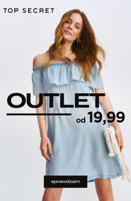 Top Secret - gazetka promocyjna OUTLET już od 19,99 zł od czwartku 02.07 do środy 15.07