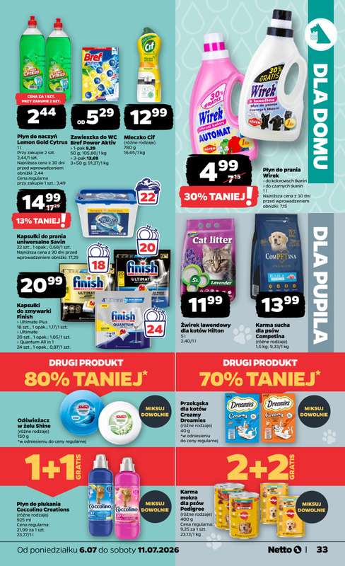 Netto - gazetka promocyjna Gazetka Spożywcza od poniedziałku 06.07 do soboty 11.07 - strona 33