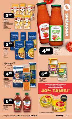 Netto - gazetka promocyjna Gazetka Spożywcza od poniedziałku 06.07 do soboty 11.07 - strona 17