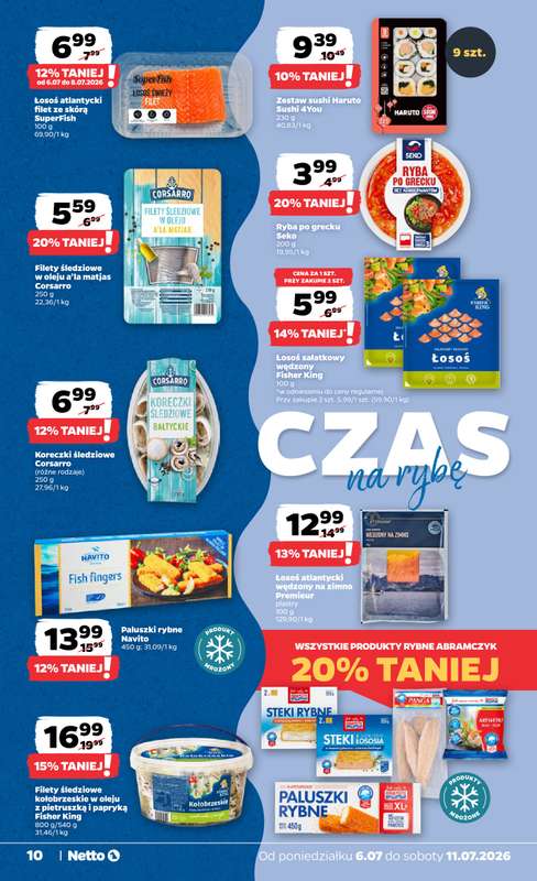 Netto - gazetka promocyjna Gazetka Spożywcza od poniedziałku 06.07 do soboty 11.07 - strona 10