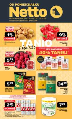 Netto - gazetka promocyjna Gazetka Spożywcza od poniedziałku 06.07 do soboty 11.07