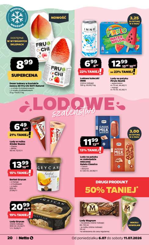 Netto - gazetka promocyjna Gazetka Spożywcza  do soboty 11.07 - strona 20