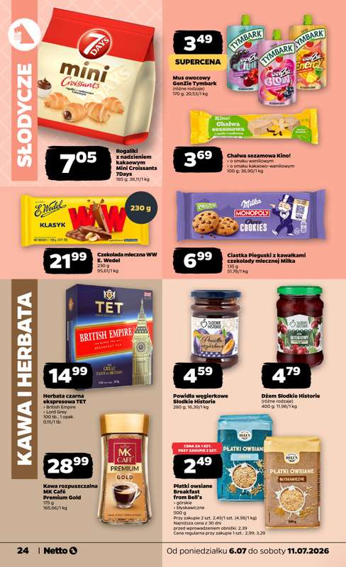 Netto - gazetka promocyjna Gazetka Spożywcza od poniedziałku 06.07 do soboty 11.07 - strona 24