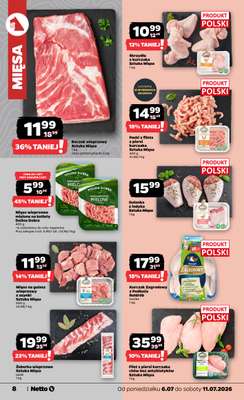 Netto - gazetka promocyjna Gazetka Spożywcza od poniedziałku 06.07 do soboty 11.07 - strona 8