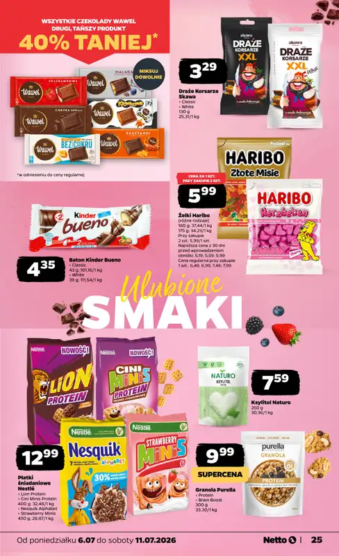 Netto - gazetka promocyjna Gazetka Spożywcza od poniedziałku 06.07 do soboty 11.07 - strona 25