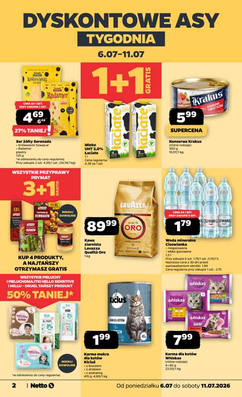 Netto - gazetka promocyjna Gazetka Spożywcza od poniedziałku 06.07 do soboty 11.07 - strona 2