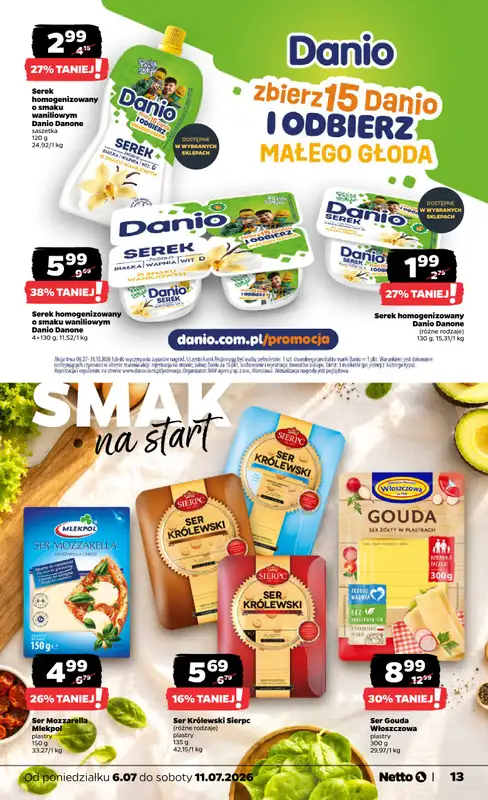 Netto - gazetka promocyjna Gazetka Spożywcza od poniedziałku 06.07 do soboty 11.07 - strona 13