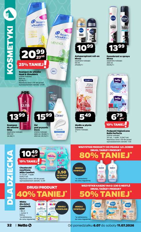 Netto - gazetka promocyjna Gazetka Spożywcza od poniedziałku 06.07 do soboty 11.07 - strona 32