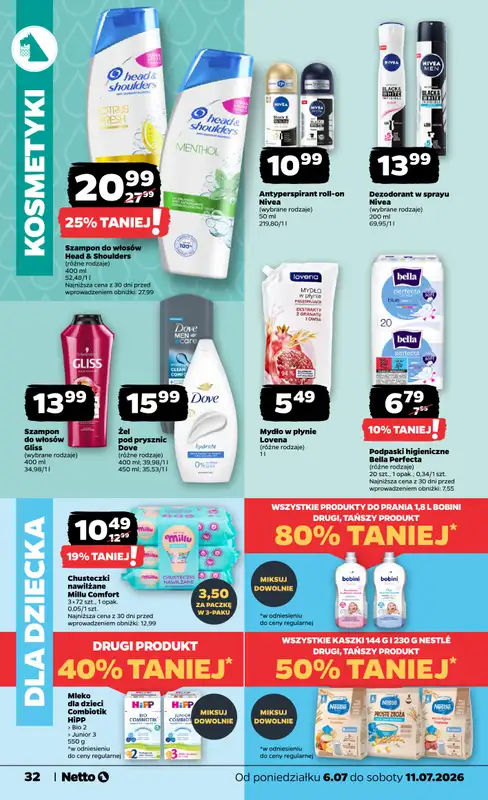Netto - gazetka promocyjna Gazetka Spożywcza od poniedziałku 06.07 do soboty 11.07 - strona 32
