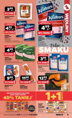Netto - gazetka promocyjna Gazetka Spożywcza od poniedziałku 06.07 do soboty 11.07 - strona 9