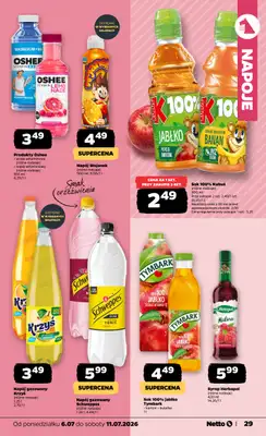 Netto - gazetka promocyjna Gazetka Spożywcza od poniedziałku 06.07 do soboty 11.07 - strona 29