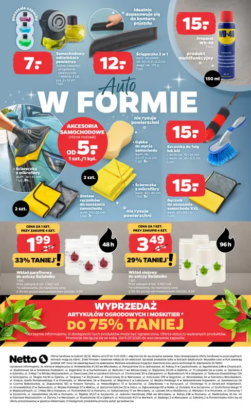 Netto - gazetka promocyjna Inspiracje tygodnia Akcesoria samochodowe  do soboty 11.07 - strona 3