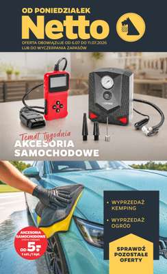 Netto - gazetka promocyjna Inspiracje tygodnia Akcesoria samochodowe  do soboty 11.07