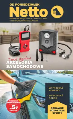 Netto - gazetka promocyjna Inspiracje tygodnia Akcesoria samochodowe  do soboty 11.07