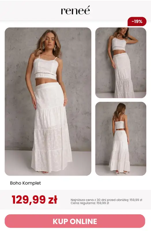 Renee - gazetka promocyjna SALE: Komplety na lato od czwartku 02.07 do piątku 10.07 - strona 4