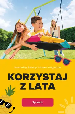 Smyk - gazetka promocyjna Korzystaj z lata - trampoliny, baseny, zabawa w ogrodzie! od czwartku 02.07 