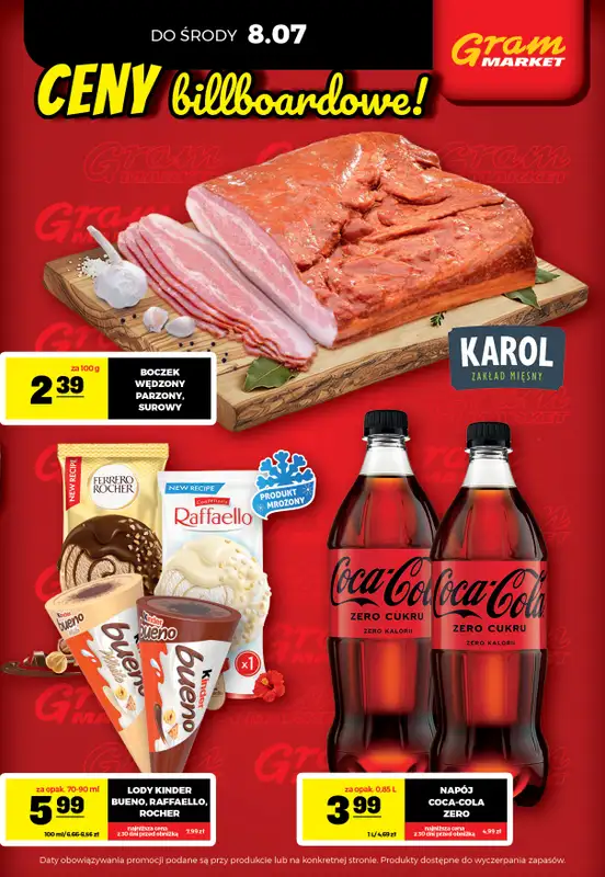 Gram Market - gazetka promocyjna Cały tydzień niskie ceny od piątku 03.07 do środy 08.07 - strona 3