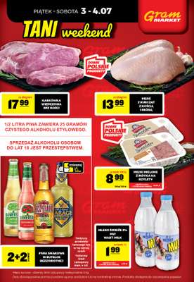 Gram Market - gazetka promocyjna Cały tydzień niskie ceny od piątku 03.07 do środy 08.07 - strona 2