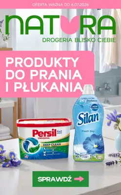 Drogerie Natura - gazetka promocyjna Produkty do PRANIA i PŁUKANIA w supercenach! od czwartku 02.07 do poniedziałku 06.07
