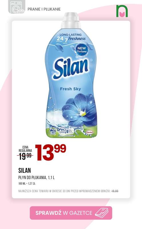 Drogerie Natura - gazetka promocyjna Produkty do PRANIA i PŁUKANIA w supercenach! od czwartku 02.07 do poniedziałku 06.07 - strona 3