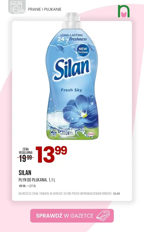Drogerie Natura - gazetka promocyjna Produkty do PRANIA i PŁUKANIA w supercenach! od czwartku 02.07 do poniedziałku 06.07 - strona 3
