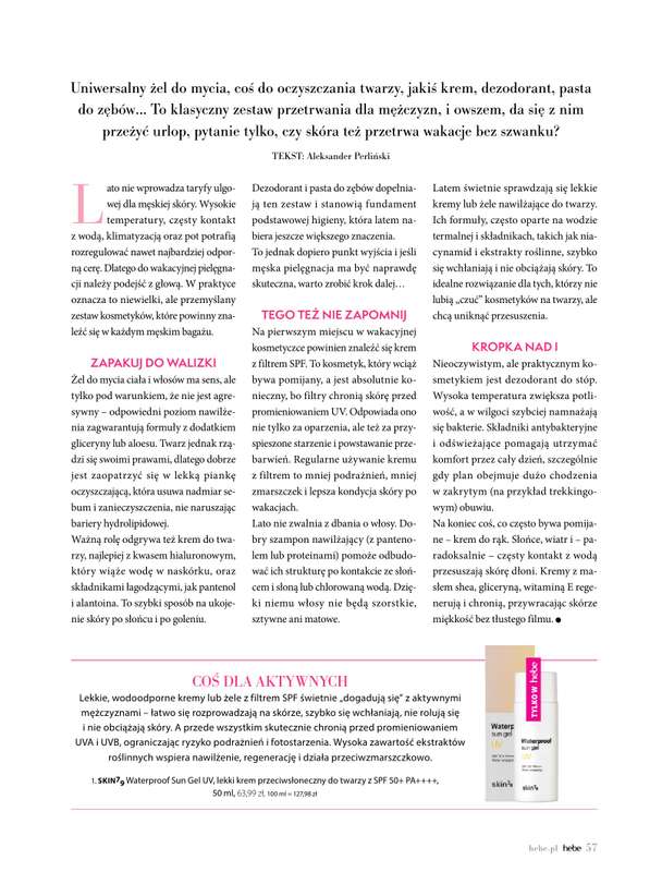 Hebe - gazetka promocyjna Magazyn od czwartku 02.07 do poniedziałku 31.08 - strona 57