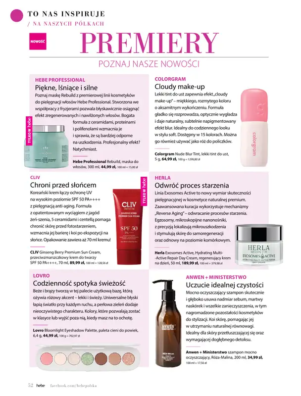Hebe - gazetka promocyjna Magazyn od czwartku 02.07 do poniedziałku 31.08 - strona 52
