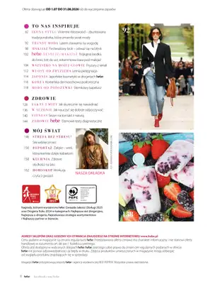 Hebe - gazetka promocyjna Magazyn od czwartku 02.07 do poniedziałku 31.08 - strona 8