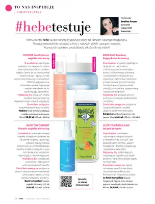 Hebe - gazetka promocyjna Magazyn od czwartku 02.07 do poniedziałku 31.08 - strona 38
