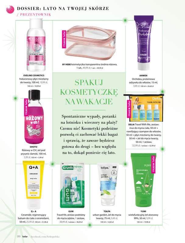 Hebe - gazetka promocyjna Magazyn od czwartku 02.07 do poniedziałku 31.08 - strona 80