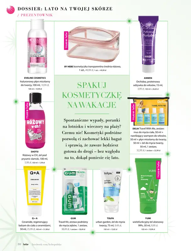 Hebe - gazetka promocyjna Magazyn od czwartku 02.07 do poniedziałku 31.08 - strona 80