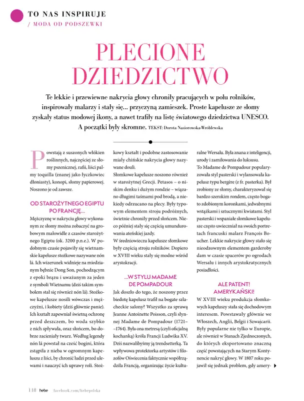 Hebe - gazetka promocyjna Magazyn od czwartku 02.07 do poniedziałku 31.08 - strona 118