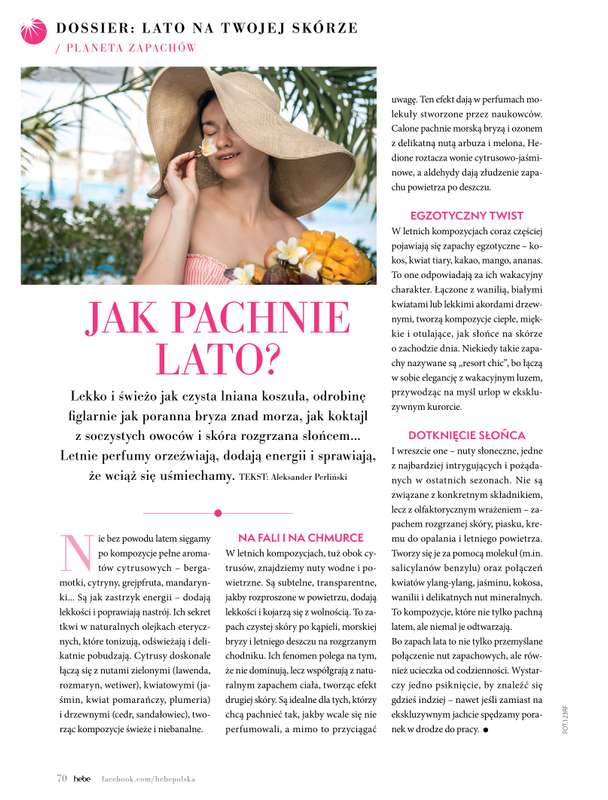 Hebe - gazetka promocyjna Magazyn od czwartku 02.07 do poniedziałku 31.08 - strona 70