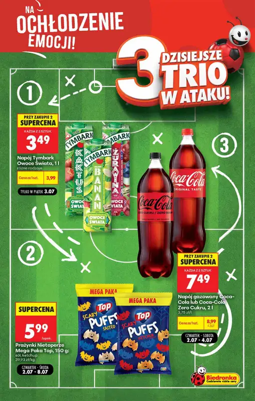 Biedronka - gazetka promocyjna Piątkowe kibicowanie   - strona 3